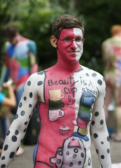 Artists Paint Fully Nude Models Of All Shapes And Sizes During Third Nyc Body Painting Day