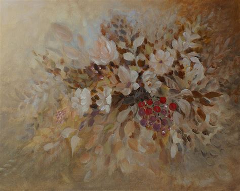 Petals And Berries Painting By Jo Smoley Fine Art America