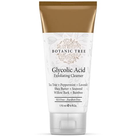Glycolic Acid Face Wash Exfoliating Facial Cleanser For Facial Skin