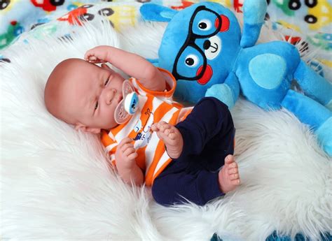Reborn Baby Boy Doll Inch Preemie Newborn W Etsy