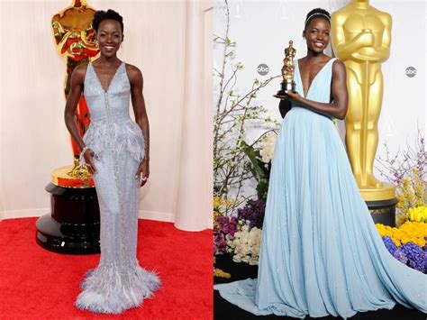 Lupita Nyongos Icy Blue Dress At The 2024 Academy Awards Was A Nod To