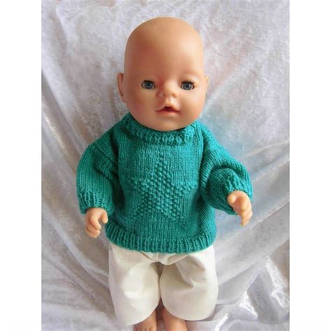 Babyborn heckelanleitung für hose : Pullover mit passender Hose, für Puppen von 42 cm wie z.B ...