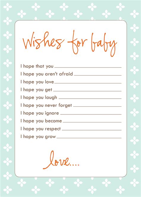 Use our wording samples to write perfect thank you cards for occasions such as wedding, baby shower, bereavement, funeral, mother's day, father's day, graduation, birthday, christmas, business. Free Baby Shower Games Printouts | Activity Shelter