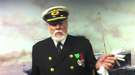Captain Edward J Smith At Titanic Winnipeg Youtube