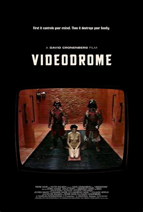Videodrome David Cronenberg 1983 Horror Movie Posters Alternative Movie Posters Movie Posters