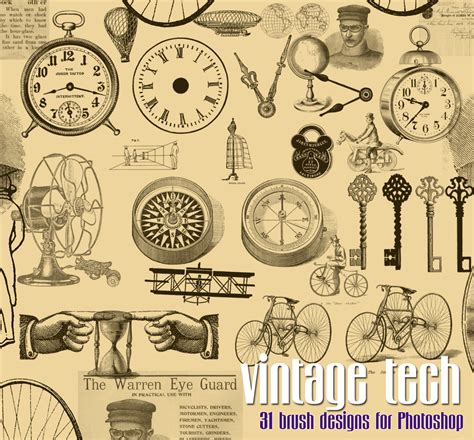 Vintage Download Steampunk Brushes For Photoshop The Graphics Fairy