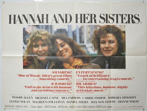 Hannah And Her Sisters Original Movie Poster