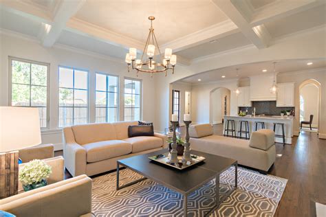 Luxury Home Staging In Lakewood Hills Transitional Living Room