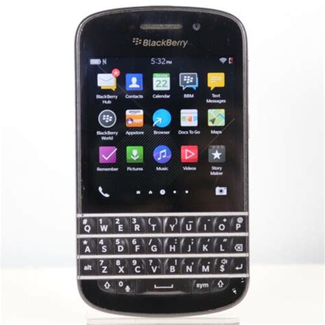 Blackberry Q10 Telus Canada 4g Lte Qwerty Smartphone Black 16gbの