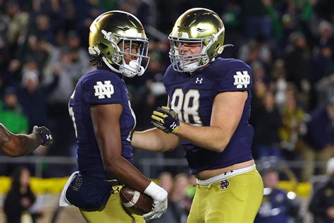 Notre Dame Football Releases Depth Chart Before Navy Game Sam Hartman Confirmed As Starting