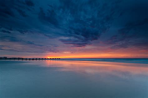 Sunset Nature Evening Water Sea Sky Wallpaper 2048x1365 429434