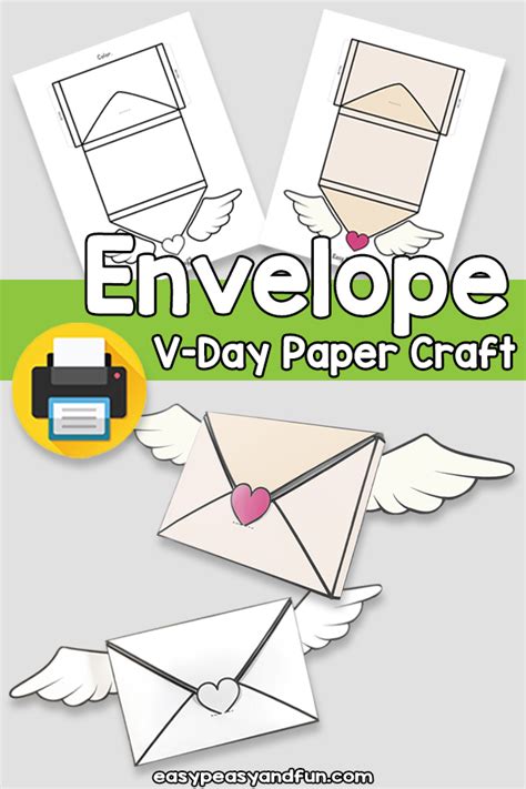 Valentines Day Envelope Template Easy Peasy And Fun Membership
