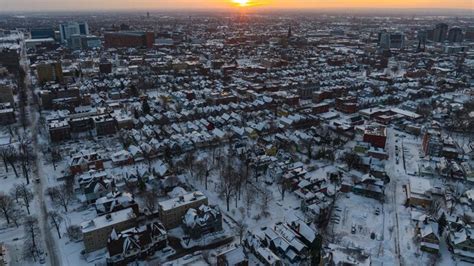 Sun Shines Over Buffalo After Blizzard Of The Century Claims Over 40