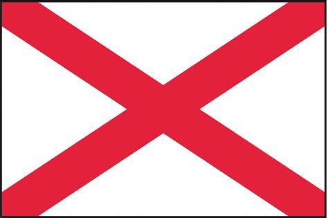 Nylglo Alabama State Flag 3 Fth X 5 Ftw Outdoor 2neh1140060 Grainger