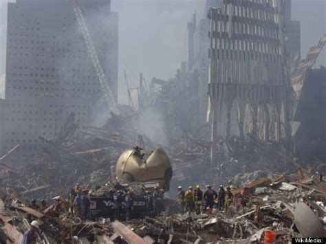 World Trade Center Sphere Sculpture That Survived 911 Faces Uncertain Future Photos Huffpost