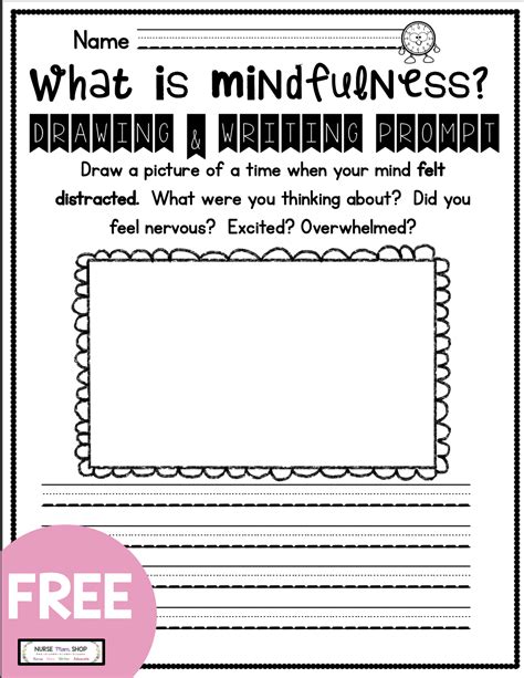 Free Printable Mindfulness Worksheets For Kids Askworksheet