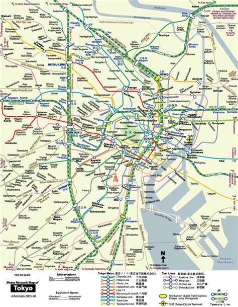 Tokyo Subway Map Tokyo Mappery