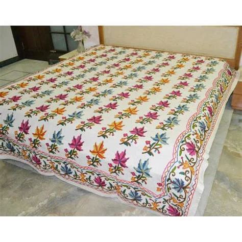 Embroidered Bed Sheets In Chennai Tamil Nadu Get Latest Price From