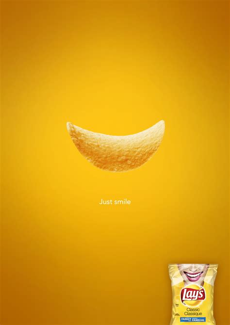 Lays Minimalist Advertising Poster Funny Advertising Poster Ads