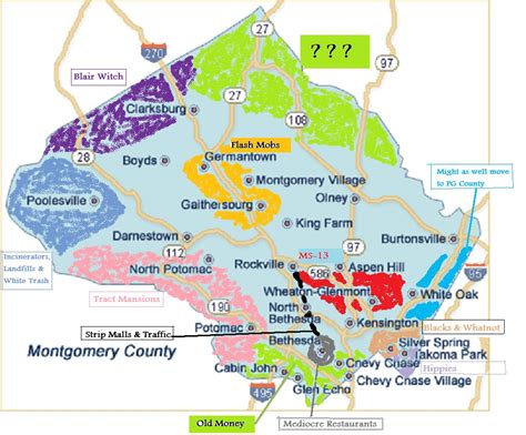 Map Of Montgomery County Md Maps For You