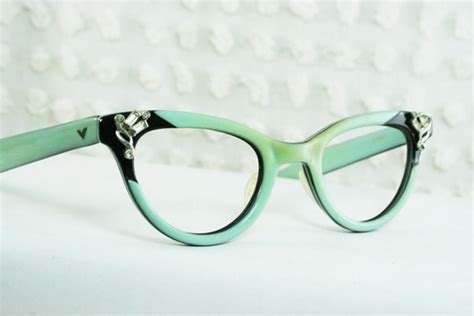 Green Cat Eye Glasses Albertthomasdesign