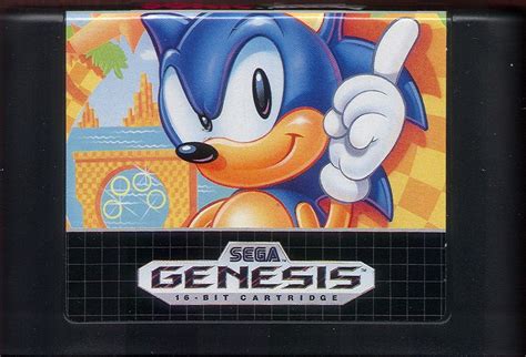 Sonic The Hedgehog 1991 Genesis Box Cover Art Mobygames