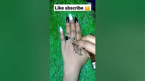 unique and most beautiful finger mehndi ansarimehndicollection shorts youtube