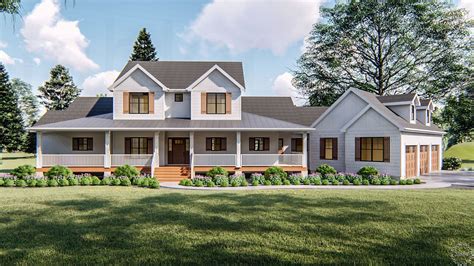Modern Farmhouse Plans With Wrap Around Porch How After Corona End