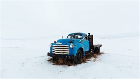 Truck In Snow Wallpaperhd Cars Wallpapers4k Wallpapersimages