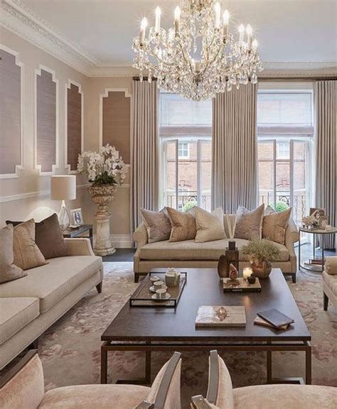 Elegant Living Room Decor House Designs Ideas