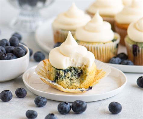 Blueberry Cupcakes The Itsy Bitsy Kitchen