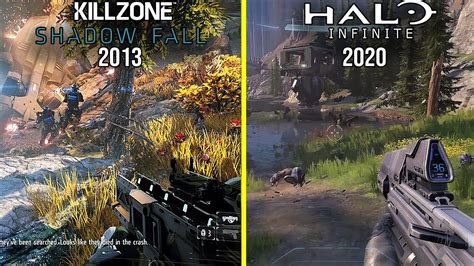 Killzone Shadow Fall 2013 Vs Halo Infinite 2020 Ps4 Vs Xbox