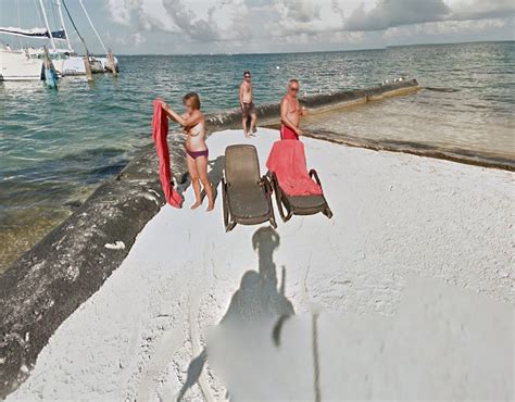 Topless Female Sunbather Gets Exposed By Google Street View Cameraman