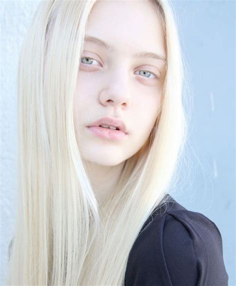 Top 10 Newcomers S S 13 Nastya Blonde Hair Pale Skin Pale Blonde