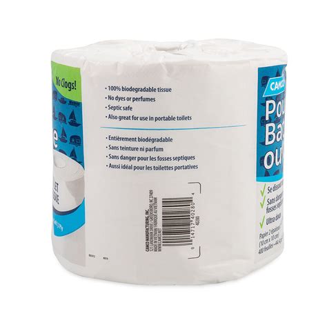 Camco 2 Ply Rv And Marine Toilet Paper Single Roll 400 Sheets Overtons