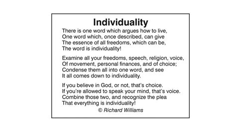 Poem By Richard Williams The Voice