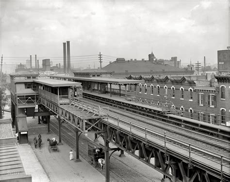 1905 Elevated Train Station At 36th And Market Sts Old Photographs Of