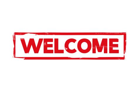 Welcome stamp PSD - PSDstamps