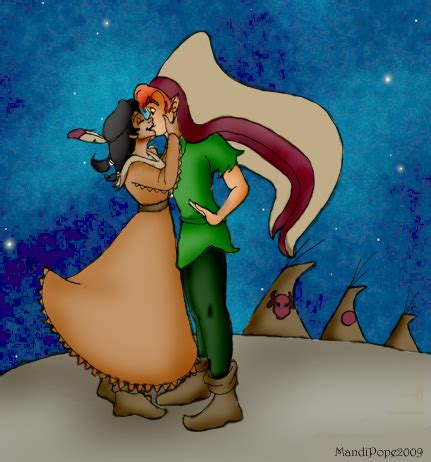 Peter TigerLily Thank You Peter Pan And Tiger Lily Fan Art