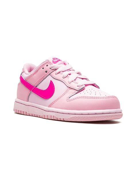 Nike Kids Dunk Low Triple Pink Sneakers Modesens
