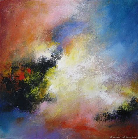 Abstract Painting On Canvas Beautiful Abstract Wall Living