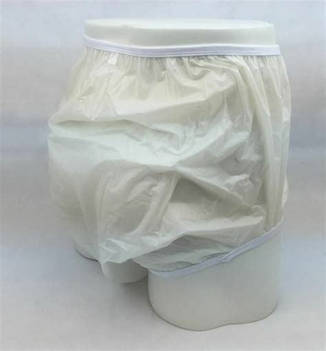 Drylife Waterproof Plastic Pants Milky White Large Incontinence