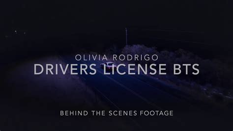 Olivia Rodrigo Drivers License Behind The Scenes Drone Youtube