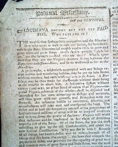 1803 Louisiana Purchase Treaty Signed