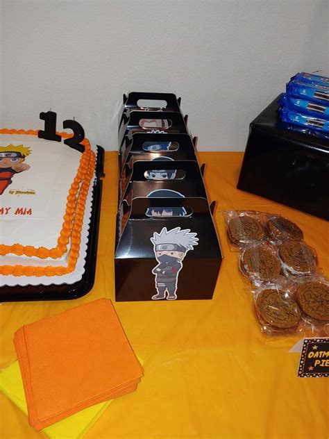 Naruto Birthday Party Ideas Photo 1 Of 18 Catch My Party