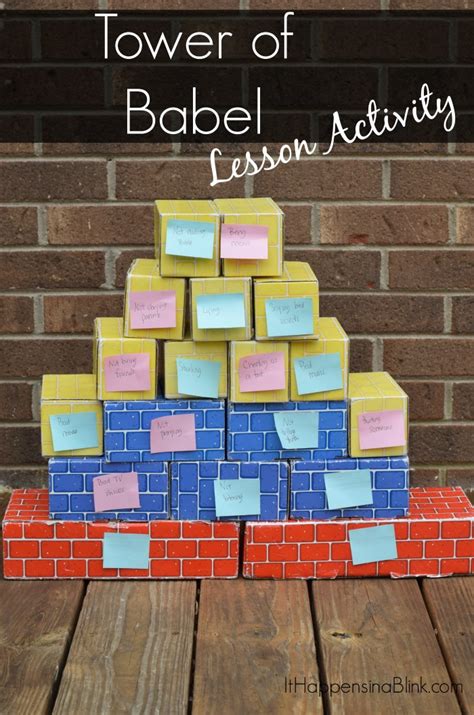 Tower Of Babel Bible Lesson With Free Printables Artofit