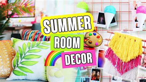 Diy Summer Room Decor 2017 Youtube
