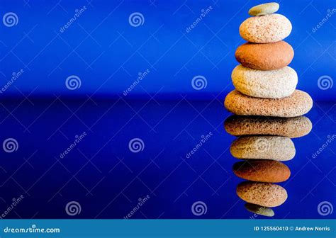 Stacked Pebbles Stock Photo Image Of Stones Round 125560410