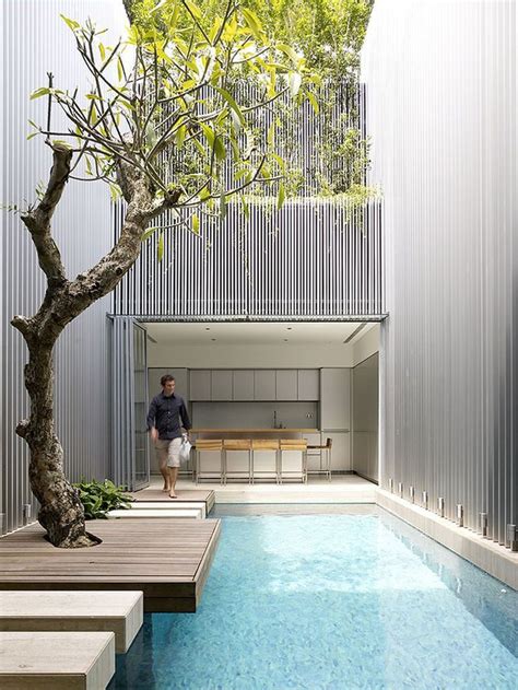 50 Elegant And Luxury Swimmingpool Design Ideas Courtyard Design
