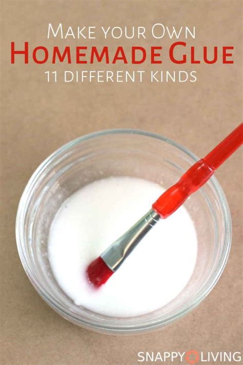 How To Make Glue 11 Easy Homemade Recipes Diy Glue How To Make